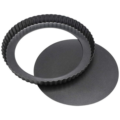 Danny Home Carbon Steel Premium quality , Non-stick Detachable Round Tart Pan 20cm
