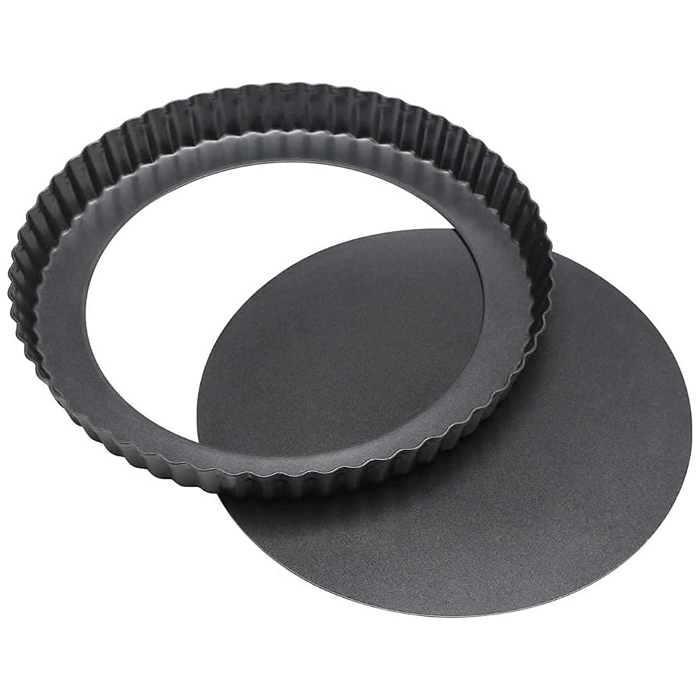 Danny Home Carbon Steel Premium quality , Non-stick Detachable Round Tart Pan 30cm