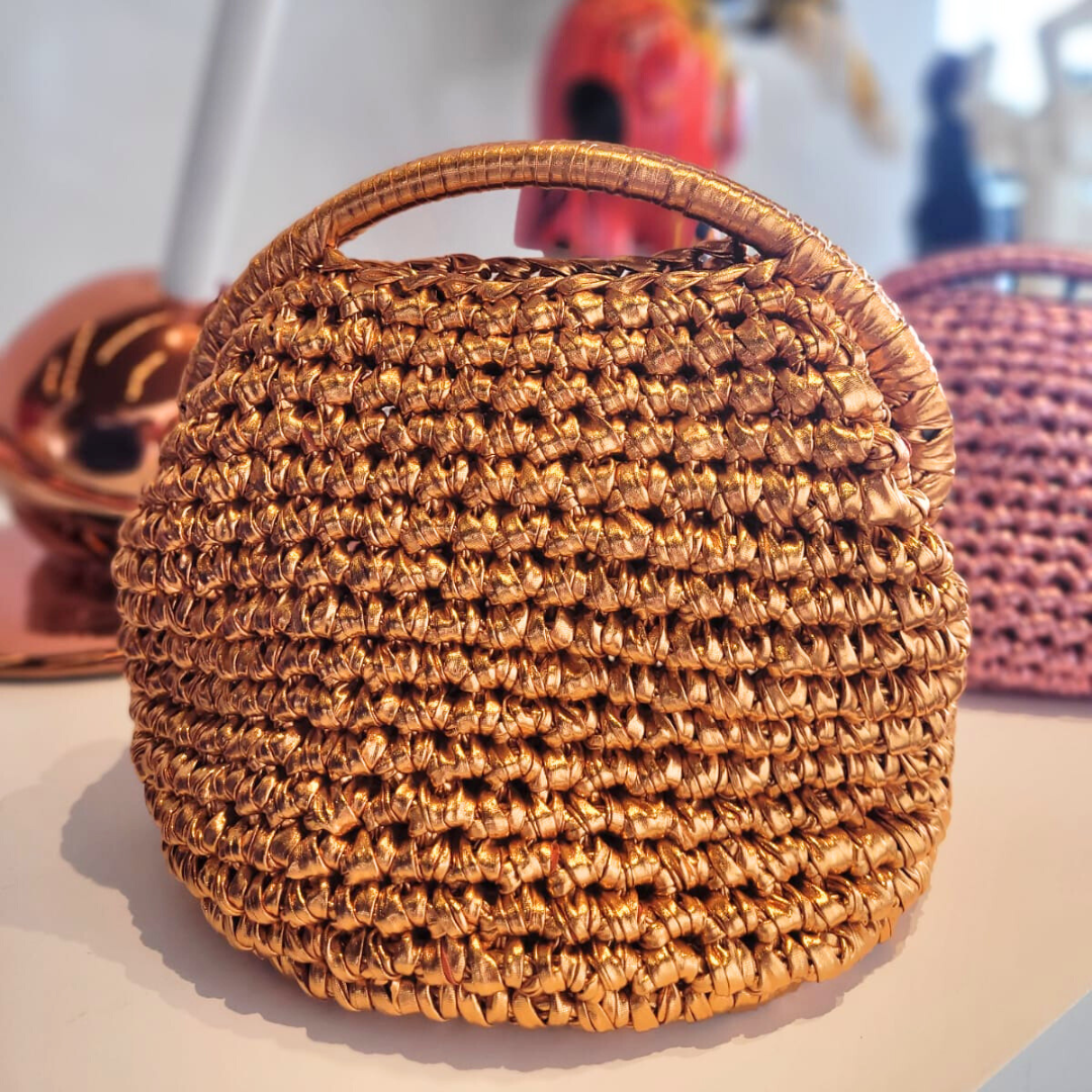 Circular Crochet Bag