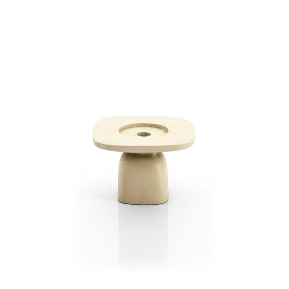 Candle Holder Squand Small - Beige - by By-Boo