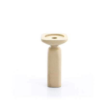 Candle Holder Squand Beige – Black – by By-Boo