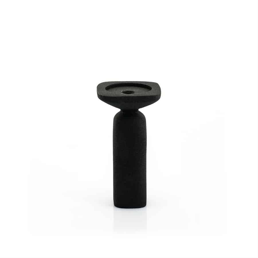 Candle Holder Squand Medium – Black – by By-Boo