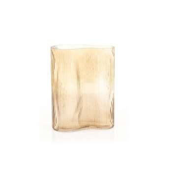 Vase Riba-5 Brown by By-Boo - Height 20 cm