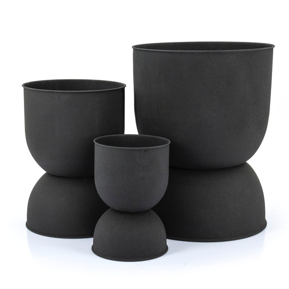 Flowerpot Diablo Small – Black- By-Boo