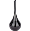 Wenko Flakon Toilet Brush Holder Black Ceramic