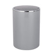 Wenko Swing cover bin Inca Grey high-grade plastic, 5 l