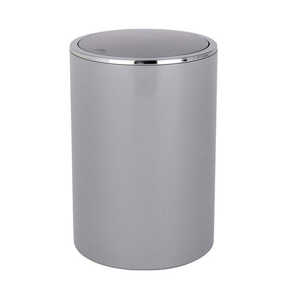 Wenko Swing cover bin Inca Grey high-grade plastic, 5 l