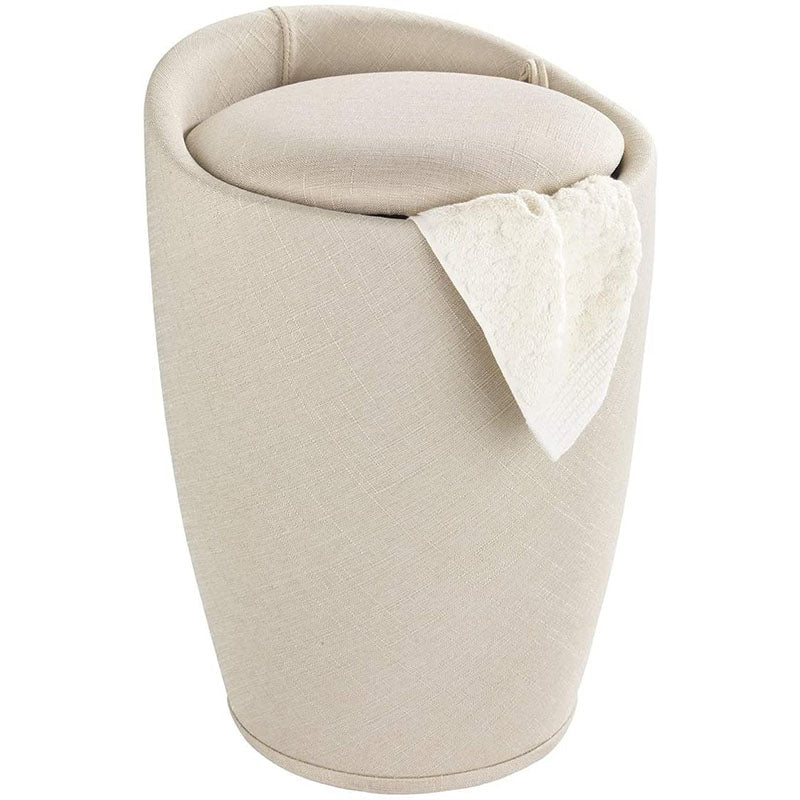 Wenko Candy Bathroom stool Linen Look Beige