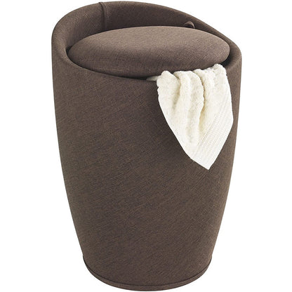 Wenko Candy Bathroom stool Linen Look Brown