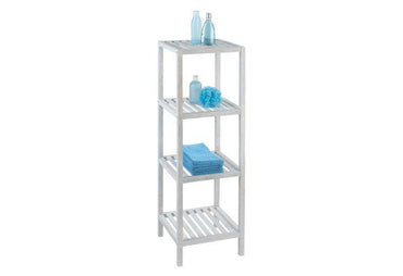 Household and bathroom shelf Norway, natural white By Wenko.de