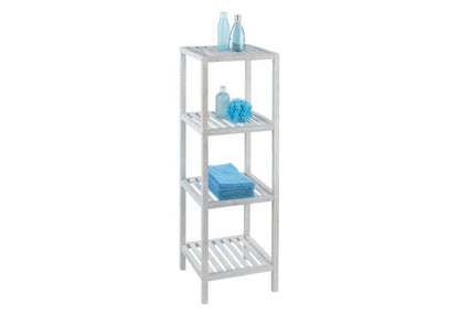 Household and bathroom shelf Norway, natural white By Wenko.de