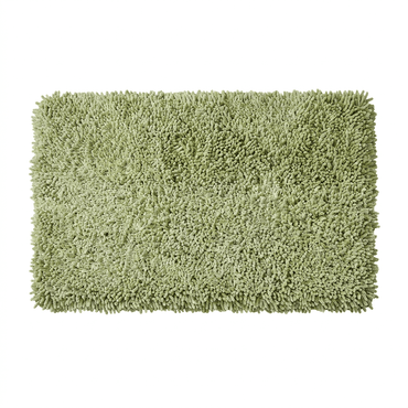 Spirella Green Microfiber Bath Mat 55x65 cm