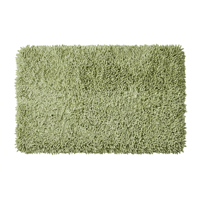 Spirella Green Microfiber Bath Mat 55x65 cm