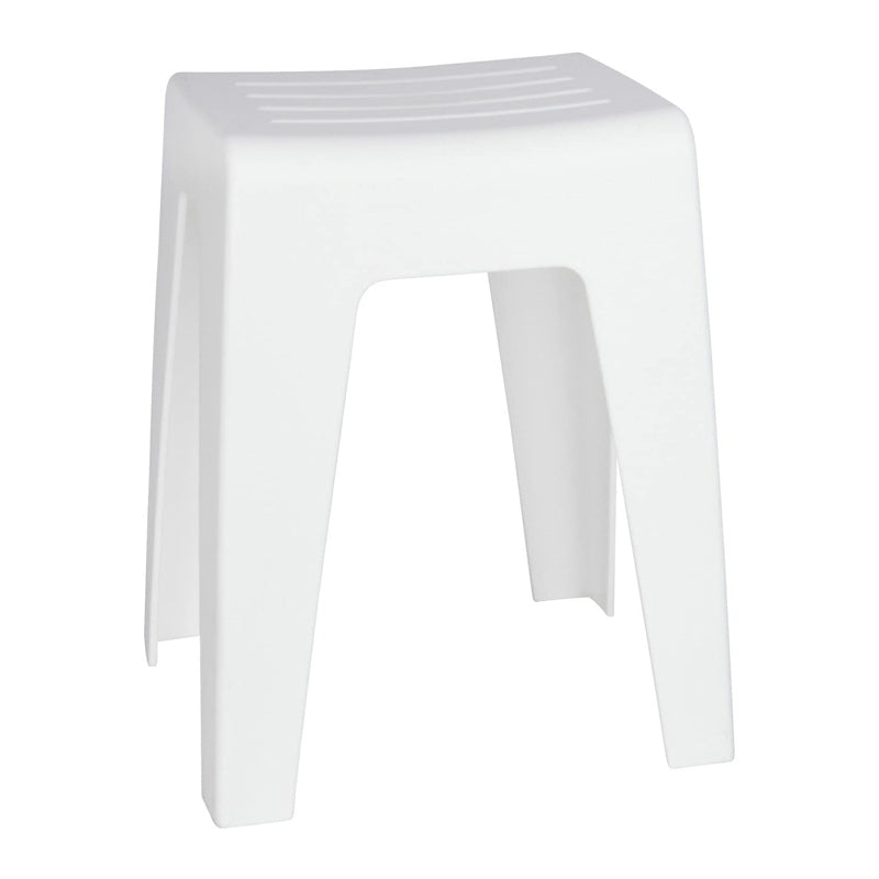 Wenko bathroom stool kumba white