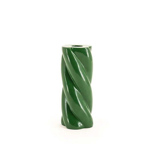 Candle holder Chuppa Green -16 cm- by By-Boo