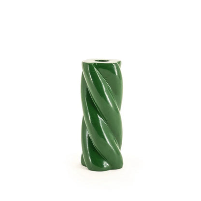 Candle holder Chuppa Green -16 cm- by By-Boo