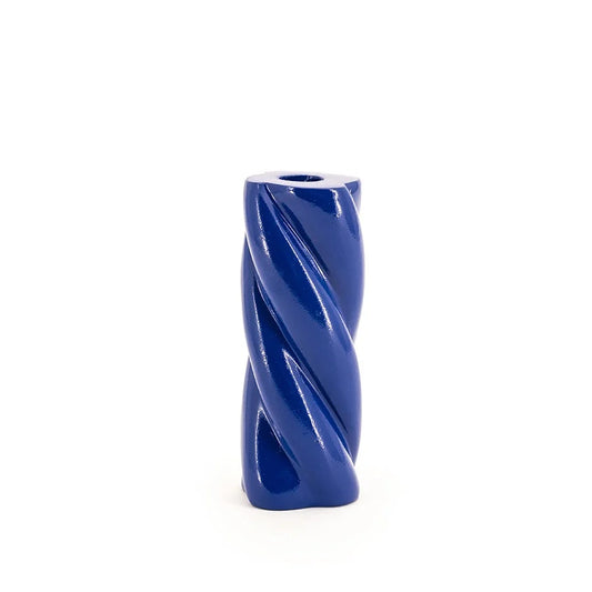 Candle holder Chuppa Blue -16 cm- by By-Boo