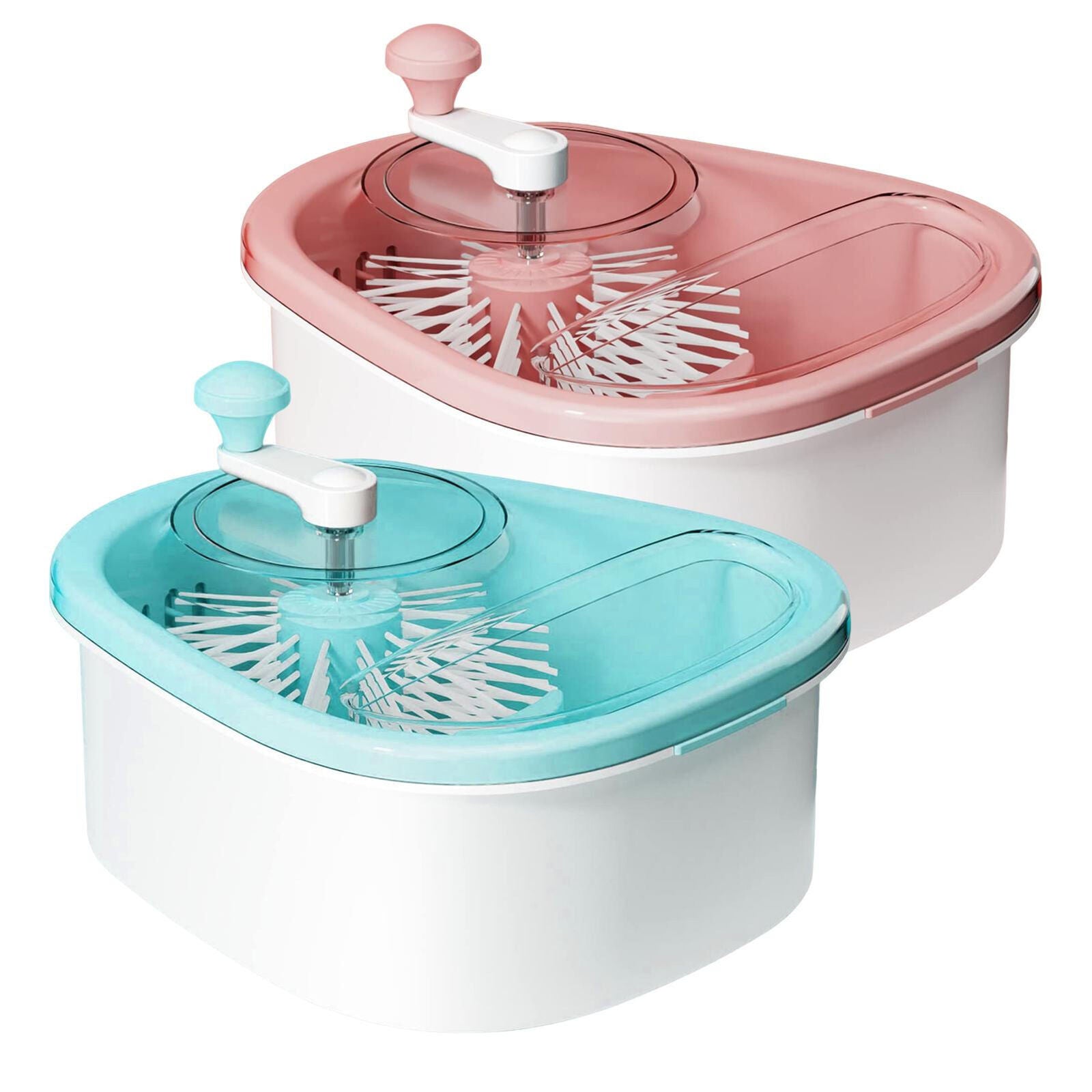 Large Fruit Washer Spinner with Brush