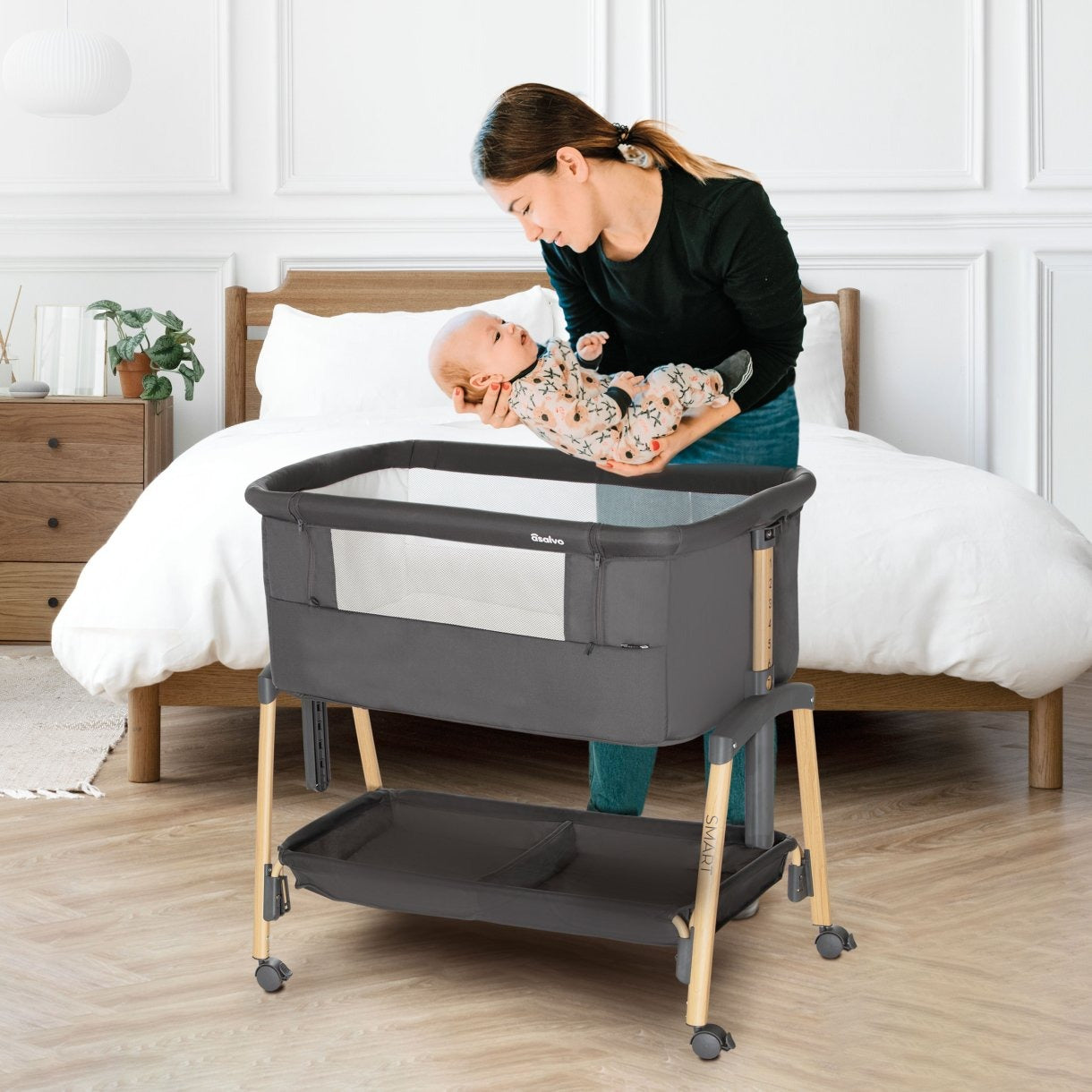 Asalvo Bed Side Travelcot SMART