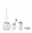 Wenko Toilet set Badi white Ceramic