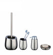 Wenko Badi chrome toilet set, high-quality ceramic