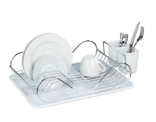 Dish drainer Clean with cutlery basket (By Wenko)
