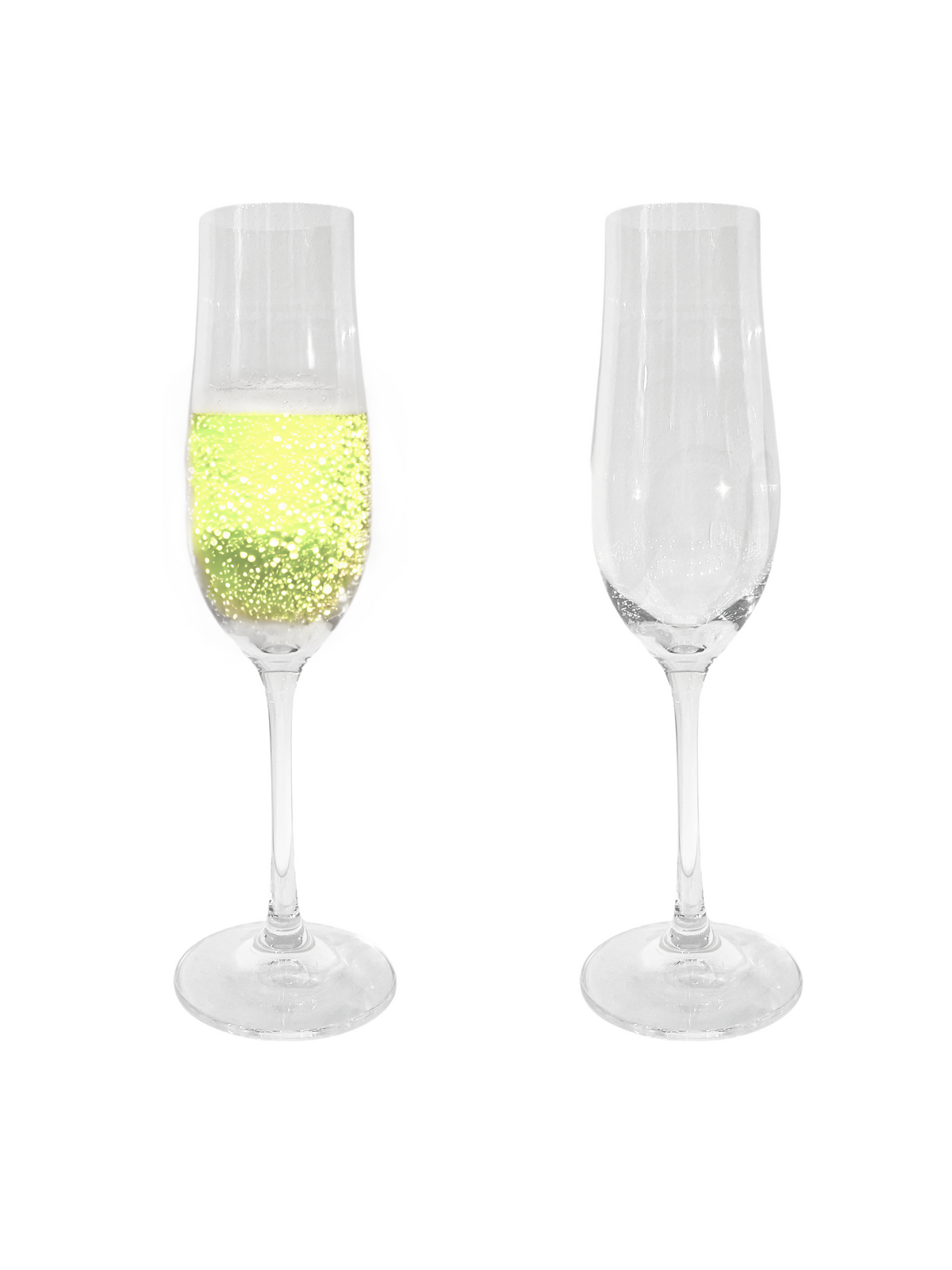 Set of 2 Champagne Crystalline Glasses "220ml" by Fontignac