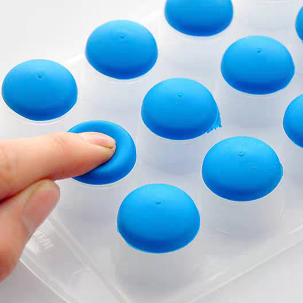 Ice Cube Tray with Silicone Bottom (24 Grid) #2254