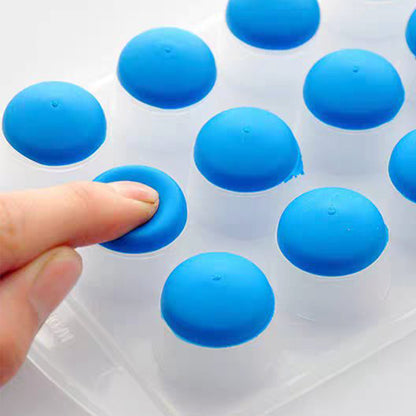 Ice Cube Tray with Silicone Bottom (24 Grid) #2254