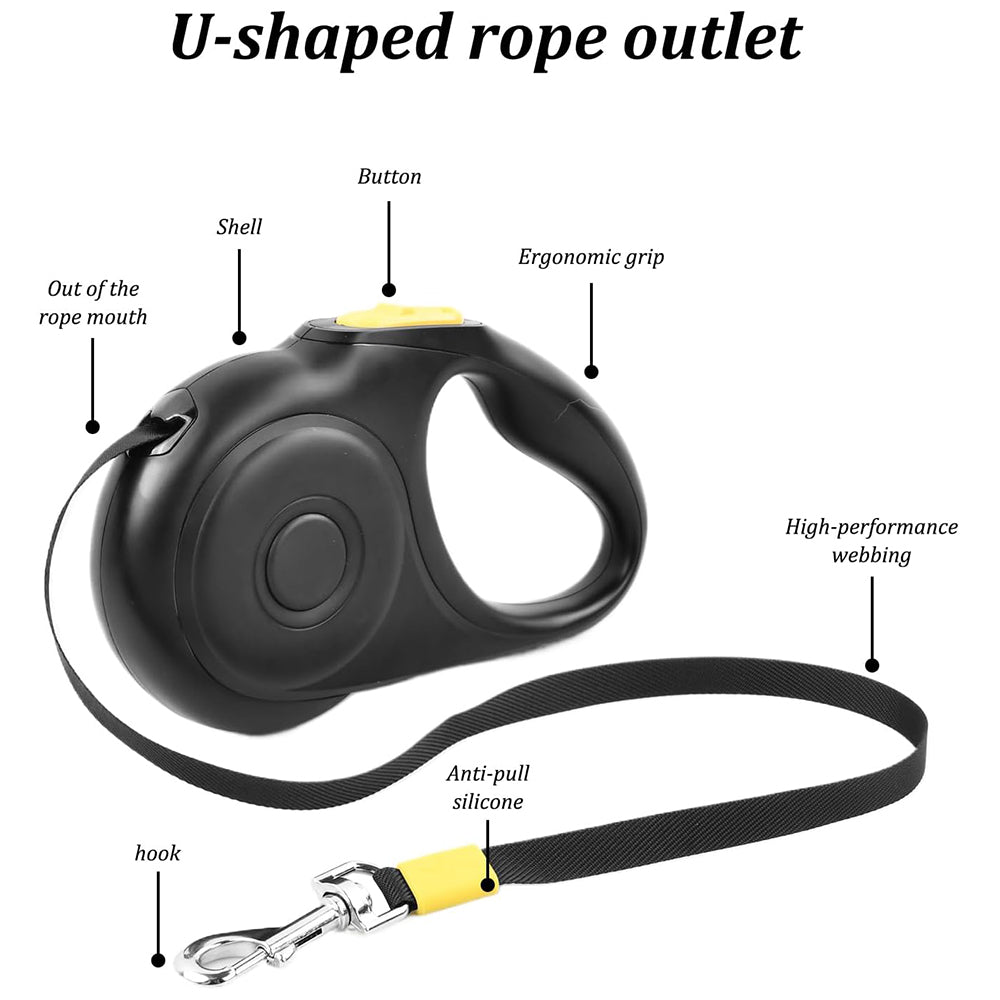 Retractable Dog Lead –3m Roller Leash