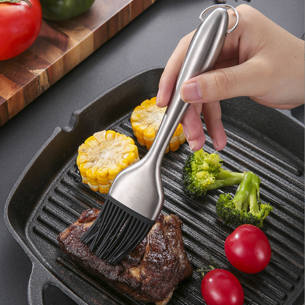 Stainless Steel Barbecue silicone brush