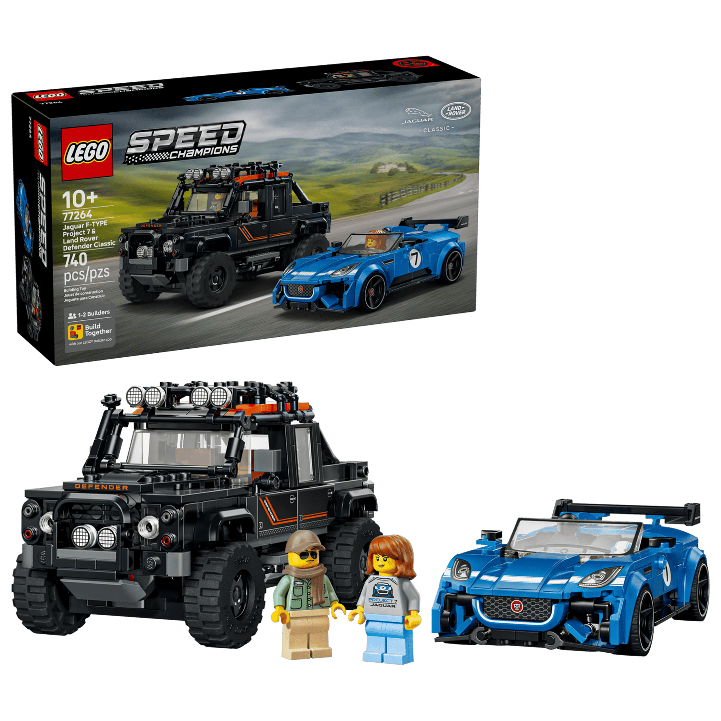 LEGO Speed Champions - Jaguar Project 7 & Land Rover Defender - 77264