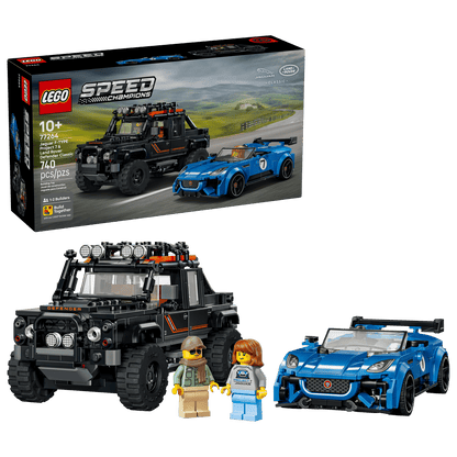LEGO Speed Champions - Jaguar Project 7 & Land Rover Defender - 77264
