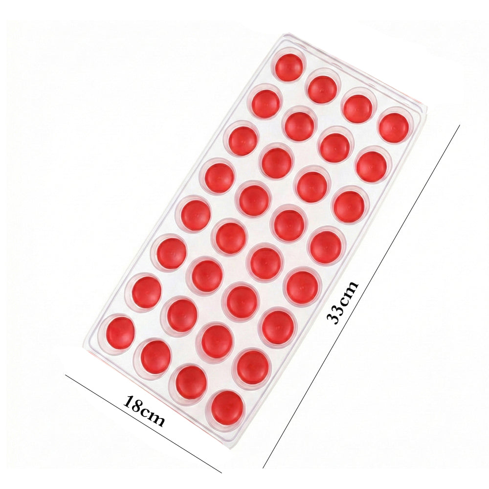 Ice Cube Tray with Silicone Bottom (24 Grid) #2254
