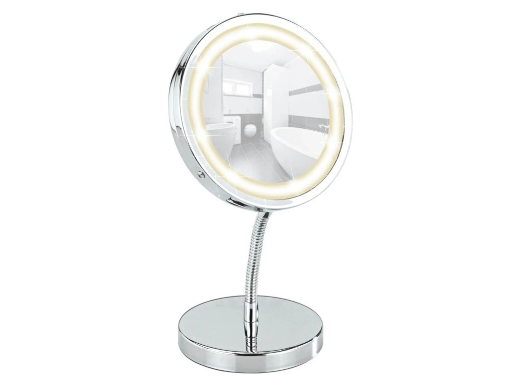 LED cosmetic standing mirror Brolo – Ø 15 By Wenko.de