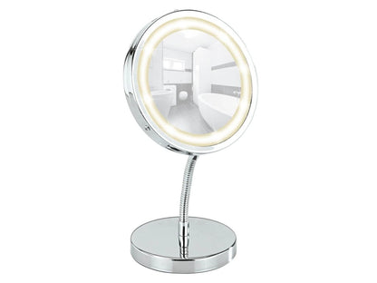 LED cosmetic standing mirror Brolo – Ø 15 By Wenko.de