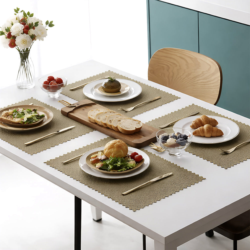 Western-Style PVC Place-mats Set of 4 Table Mats