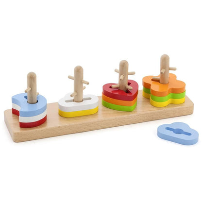 L'Atelier du Bois Shape Sorting Puzzle