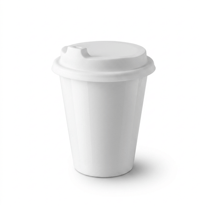 Double Wall Mug with Lid 200ml