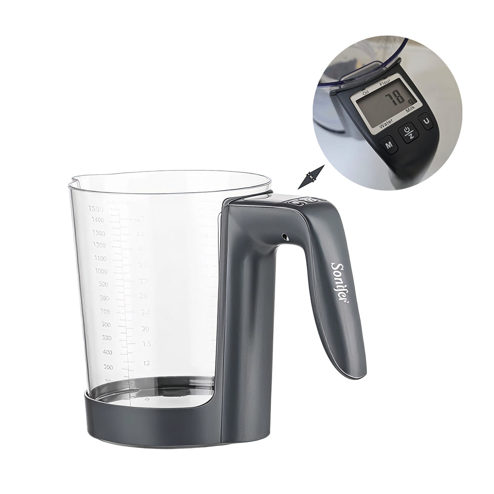 Sonifer SF-1930 Digital Kitchen Scale – 5KG 2-in-1 Measuring Cup &amp; Food Scale