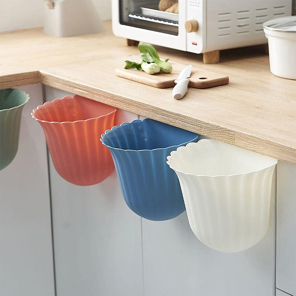 Garbage Bin Flower Shape Hanging Trash Can