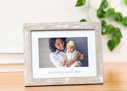 Mommy and Me Sentiment Frame Rustic