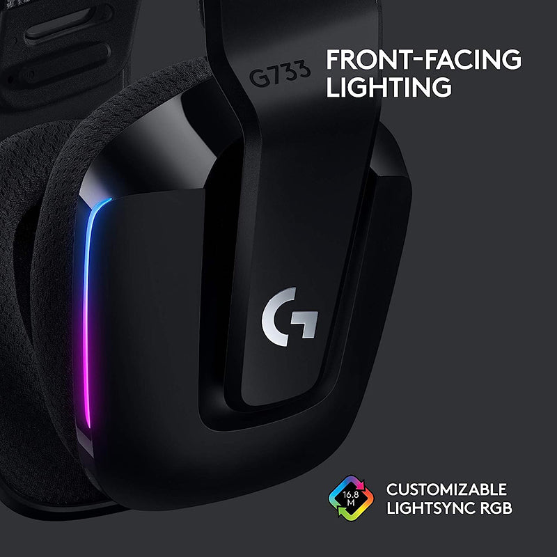 Logitech G733 Lightspeed Wrls Rgb Gmg Headset Blk 981-000864