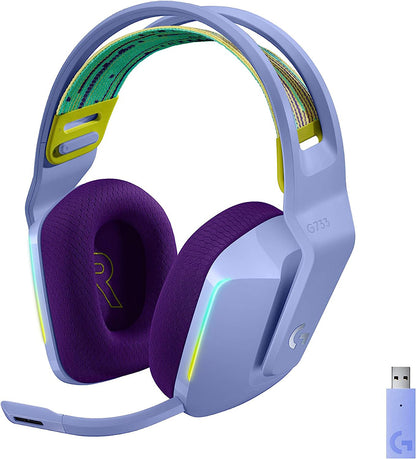 Logitech G733 Lightspeed Wrls Rgb Gmg Headset Lilac 981-000890