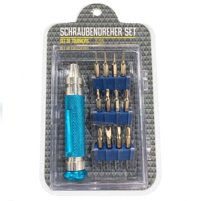Migros 13-Piece Precision Screwdriver Set With Storage Case