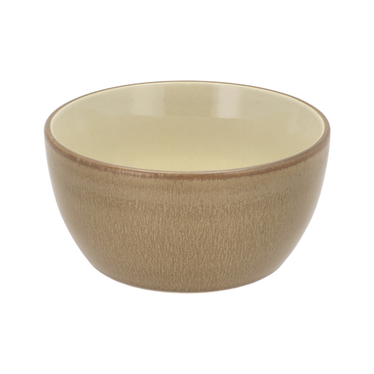 Bowl Wood 12cm Wood Sand Stoneware (26848)