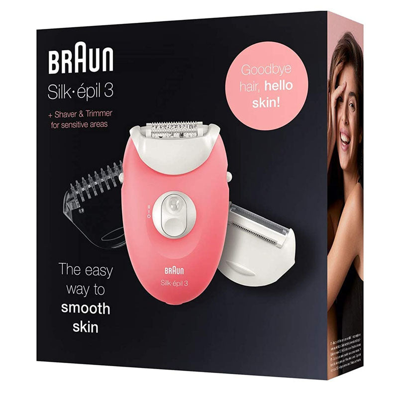 Braun | 3 3-440 | Silk-épil epilator with 3 extras incl. shaver head.