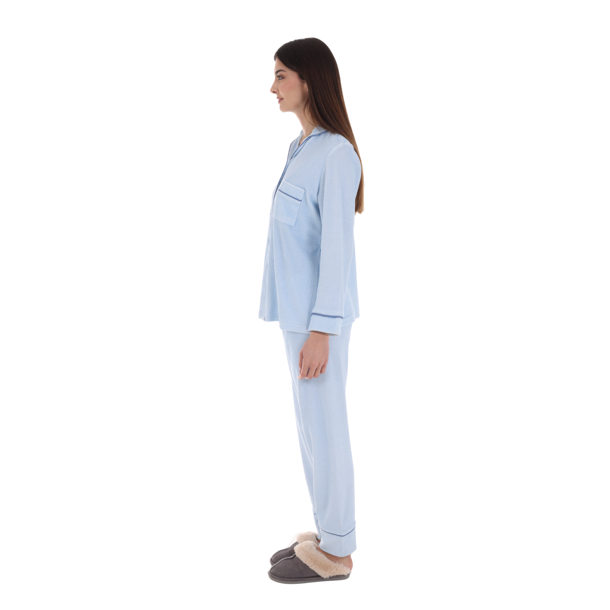 Cosset Loungewear Moments Mommy & Me Loungewear Set – Blue " Large"