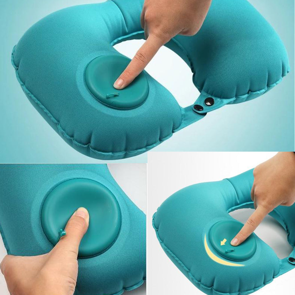 PMF U-Shaped Travel neck pillow, integrated air pump