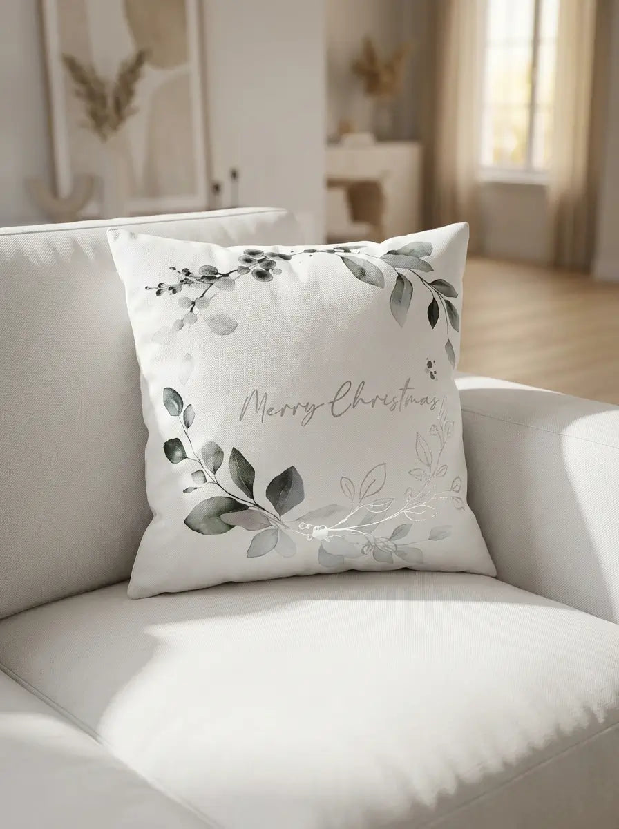 Holiday Elegance-Christmas cushion
